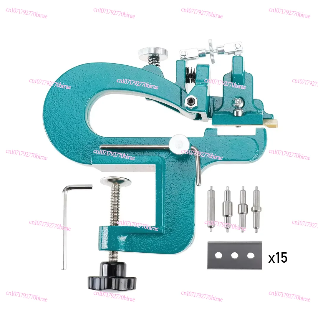 

Manual Leather Skiver Splitter Paring Machine Craft Edge Skiving Machine with 15 Blades