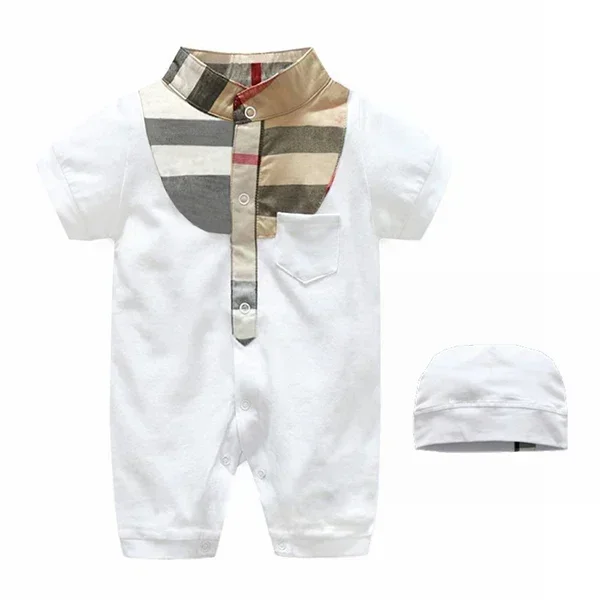 New Fashion high quality brand style Baby Clothes Cotton Newborn Baby Girls Boy Romper Kids Designer Infant Jumpsuits Romper