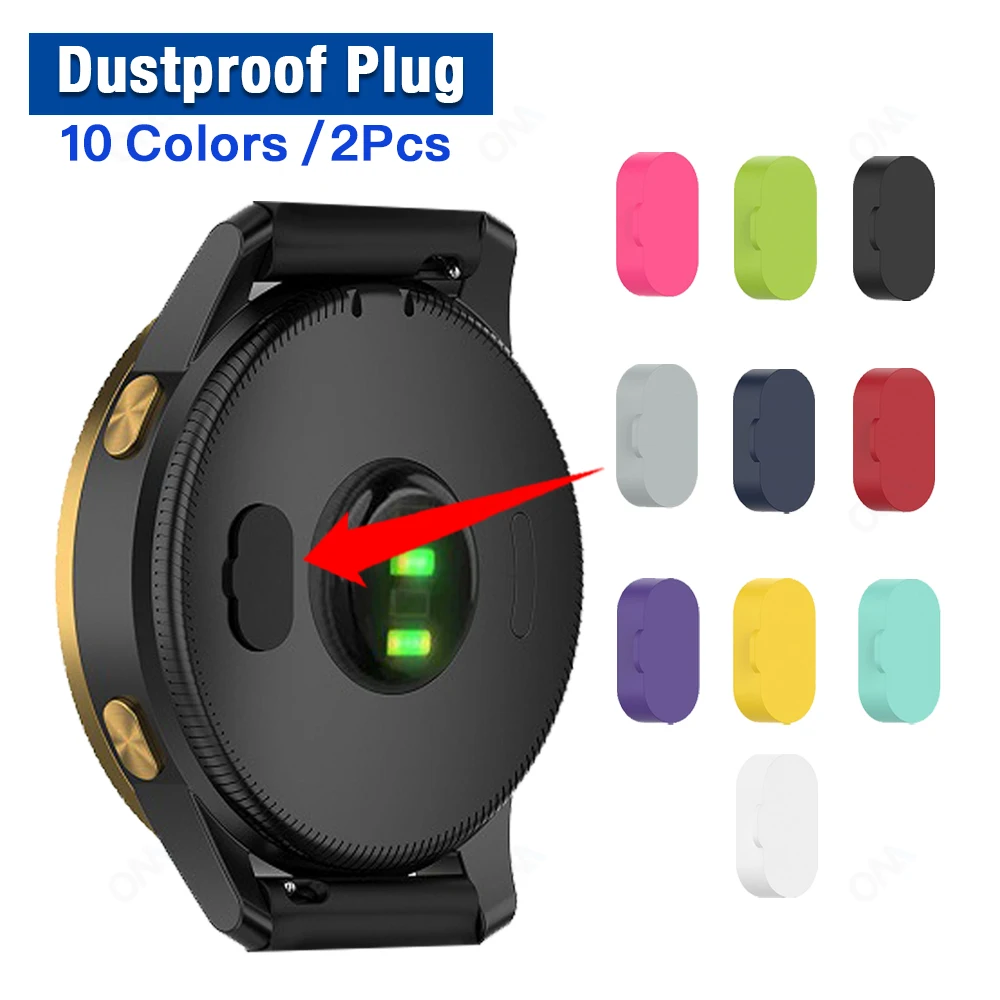 Charger Dustproof Plug Cover for Garmin Fenix 7 7S 7X 6 6S 6X Dust Cap Silicone Case for Garmin Forerunner 955 255 255S 945 745