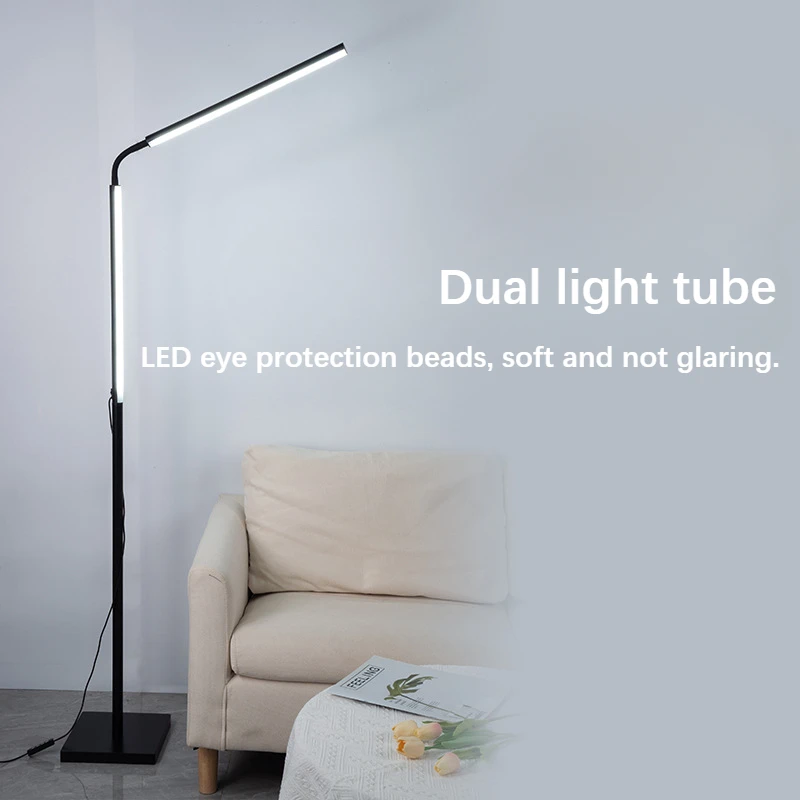 Eye protection LED floor lamp for living room Beside the sofa Vertical lighting fixture Modern Study Desk Piano Standing lamp