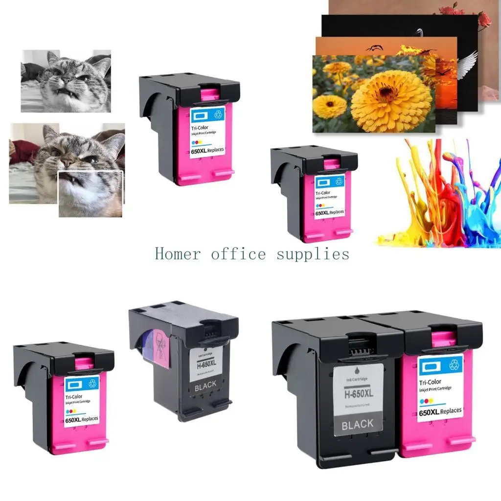 

K43B 650XL черный и цветной картридж для принтера 650 Deskjet 1015 1515 2515 2545 2645