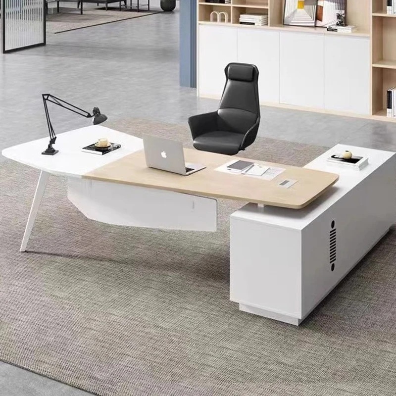 

Study Meeting Office Tables Cabinet Storage Simple Single Wooden Student Desk Computer With Hutch Mesa Para Escritorio Furniture