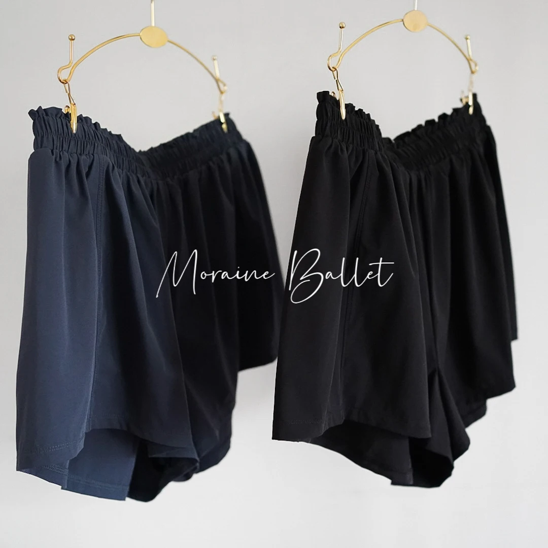 ballet-adulto-femenino-adelgazante-danza-yoga-ropa-de-entrenamiento-borde-con-volantes-cintura-elastica-pantalones-cortos-sueltos