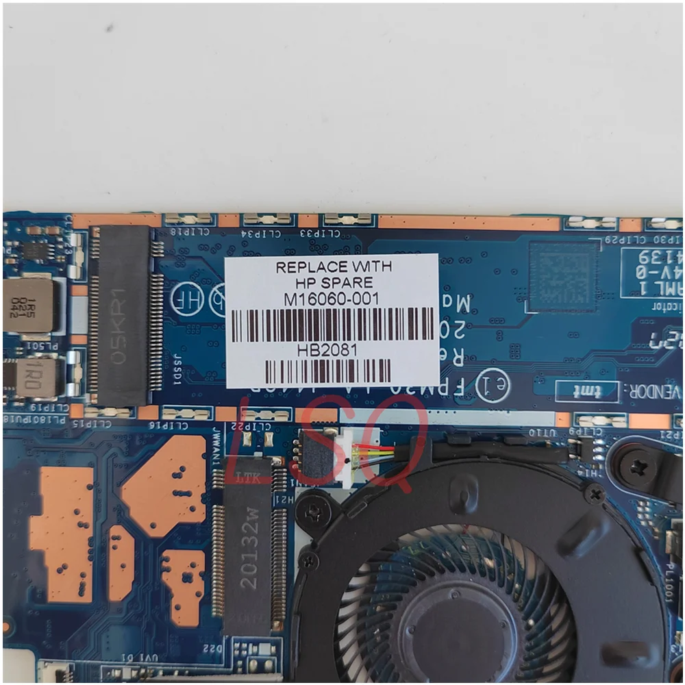 Placa-mãe portátil para HP ProBook X360, 1040 G7, LA-J442P, CPU i7-10710U, PN:M16069-601, 100% testado OK