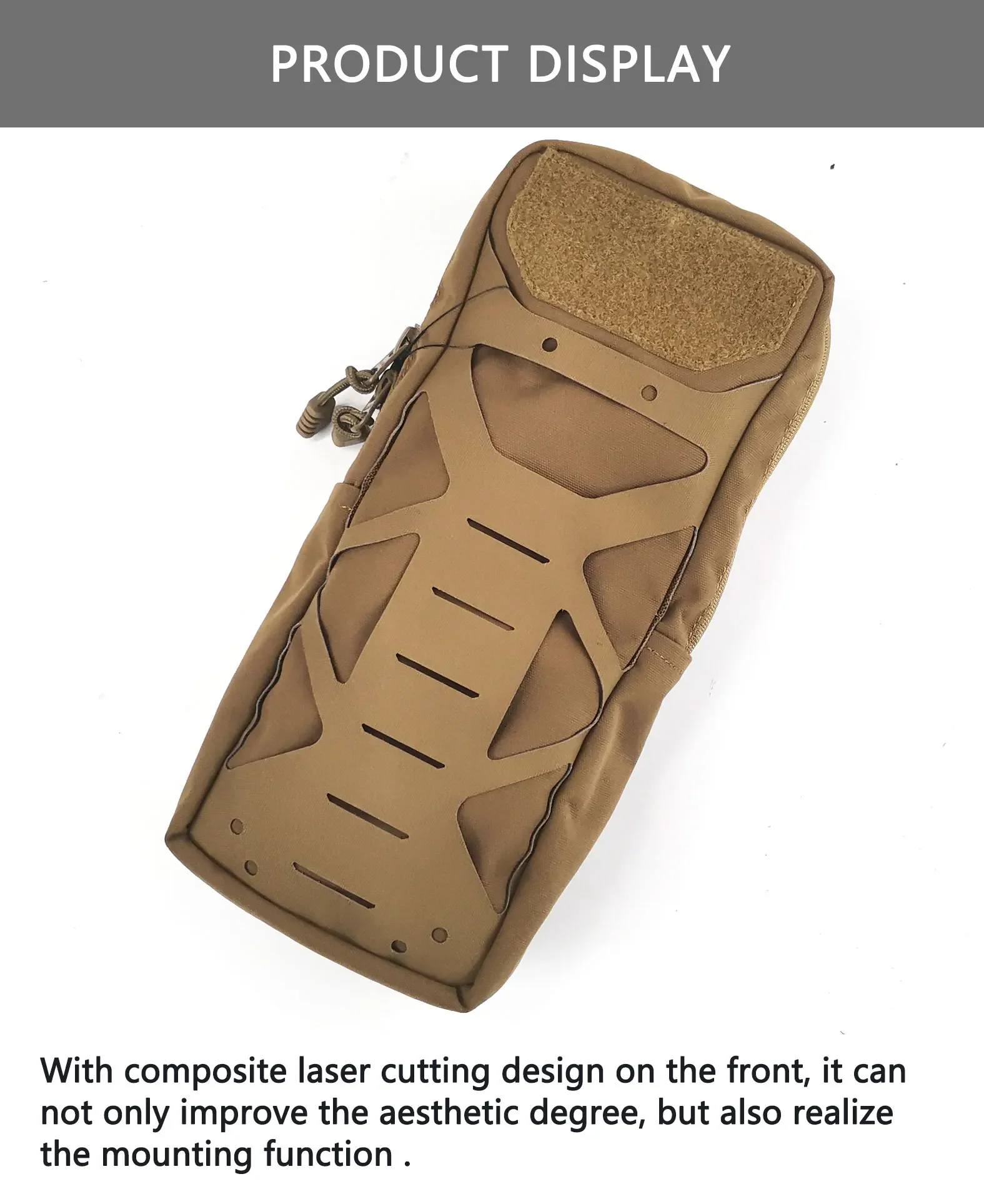 

Original Design Molle Style Fan Outdoor Backpack Tactical Water Bag Multifunctional Waterproof