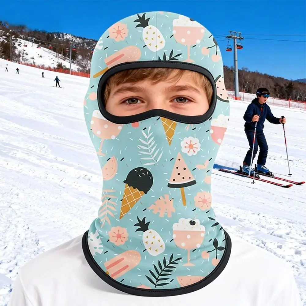 Fashion Winter Warm Balaclava Windproof Beanies Children's Biker Mask Full Face Face Shield Children