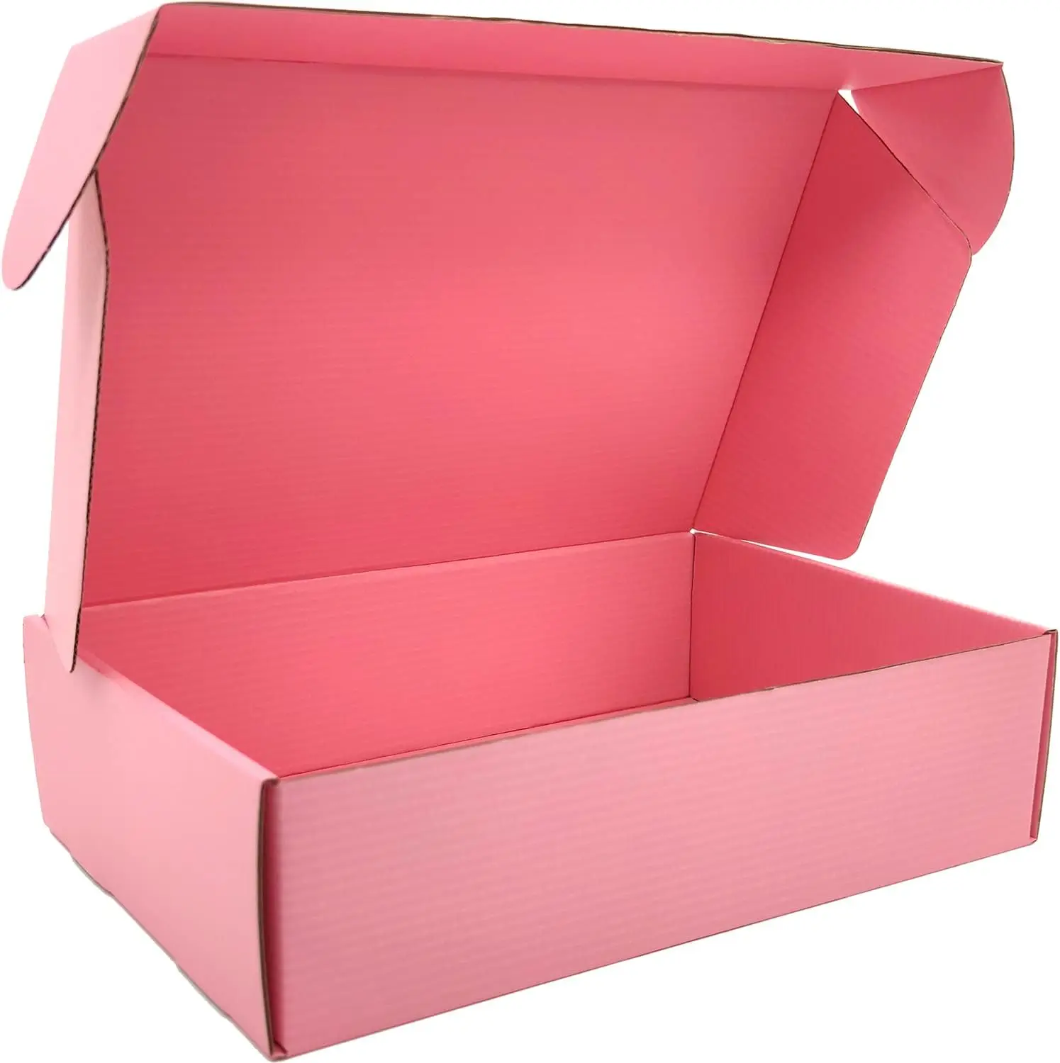 

20 Pack Pink Corrugated Shipping Boxes 12x9x4 inches for Small Business
