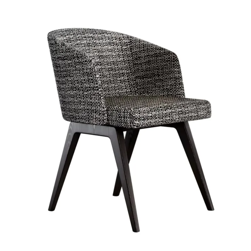 

Стулья JC Modern Luxury Vintage: обеденные стулья в скандинавском стиле из льняной ткани и дерева, для дома, школы, бара, ресторана.