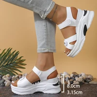 New Women Platform Wedge Sandals Summer Fashion Comfortable Shoes Women Light Casual Velcro Beach Shoes Zapatos De Mujer - Image 3