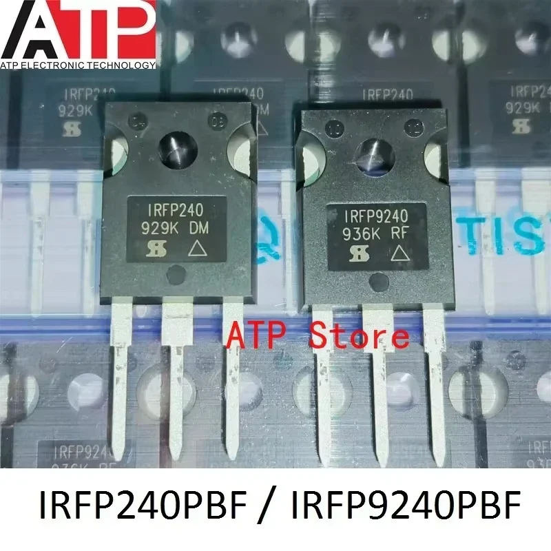 10PCS/LOT New Imported Original IRFP240 IRFP240PBF 200V 20A N-CH IRFP9240 IRFP9240PBF 200V 12A P-CH TO-247 Transistor MOSFET