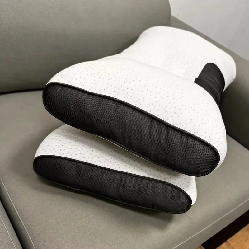 

High Quality Washable Knitted Massage Pillow Hypoallergenic Neck Support Pillow Non-Collapsing for Better Sleep Home Use