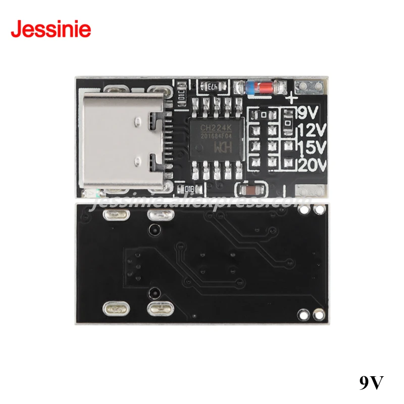 20pcs/1pc CTP9 Fast Charging Deceptive Module 9V 12V 15V 20V PD/QC Fast Charging USB Boost Cable Type-C Router Optical Adapter