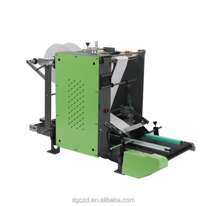 Desktop Flat Labeling Machine Food Box Carton IC Card Tag Paper Card PE Bag Lunch Box Flat Pouch Plastic Bottle Label Applicator
