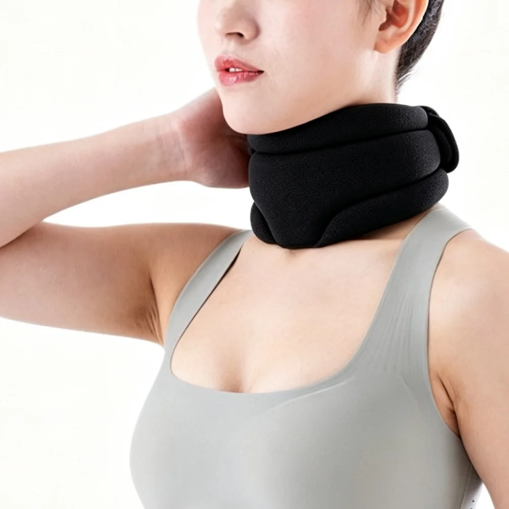 Soft Foam Neck Support Brace Comfortable Sleeping Travel Nap Neck Collar Portable Daily Wear Neck Stabilizer view 3