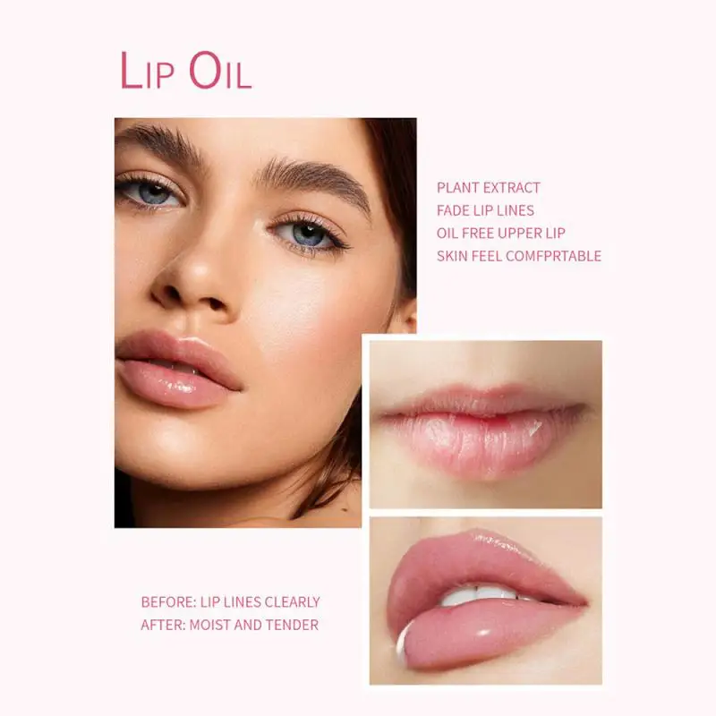 1/3PCS Bear Lip Oil Remove Dead Skin Fine Flash Lip Oil Natural Ingredients Lip Gloss Lip Honey Water Light