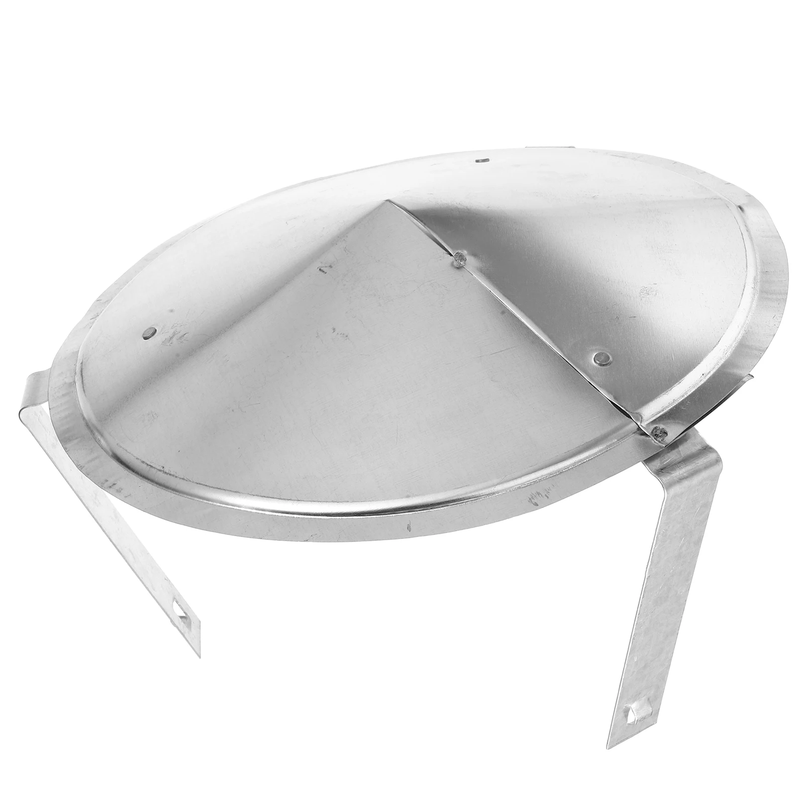 

Rain Hat Chimney Cap Roof Ventilation Cover Silver Stainless Steel Mushroom Shaped Durable Anti Rain Snow Thick Design Long Life