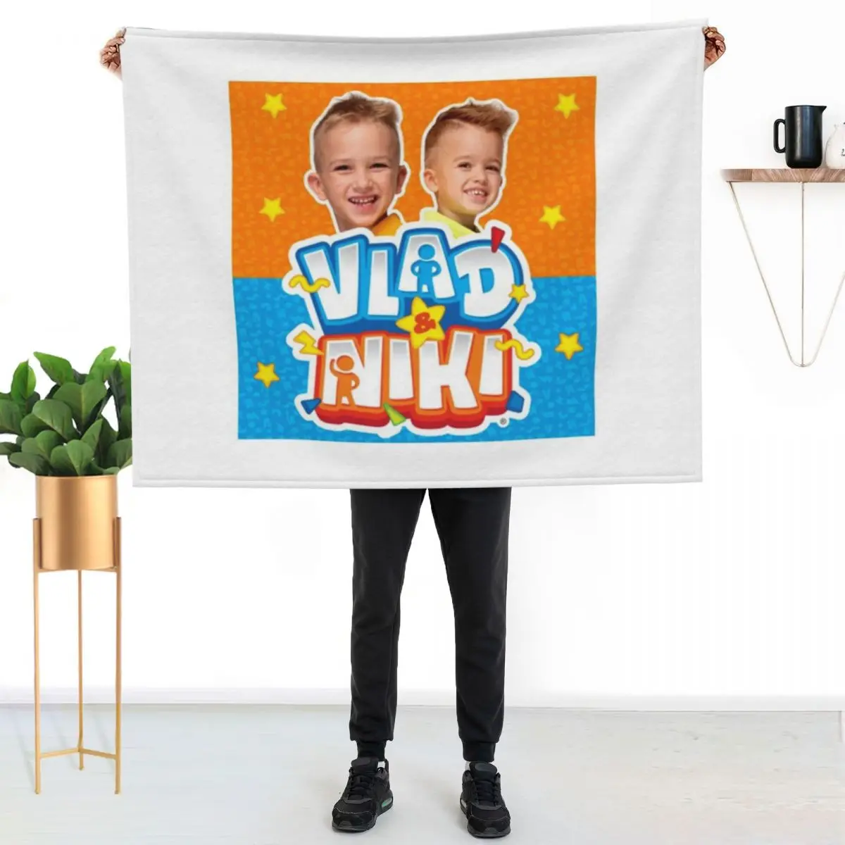 

vlad and niki Throw Blanket Warm Flannel Blanket for Couch Chair Bedroom