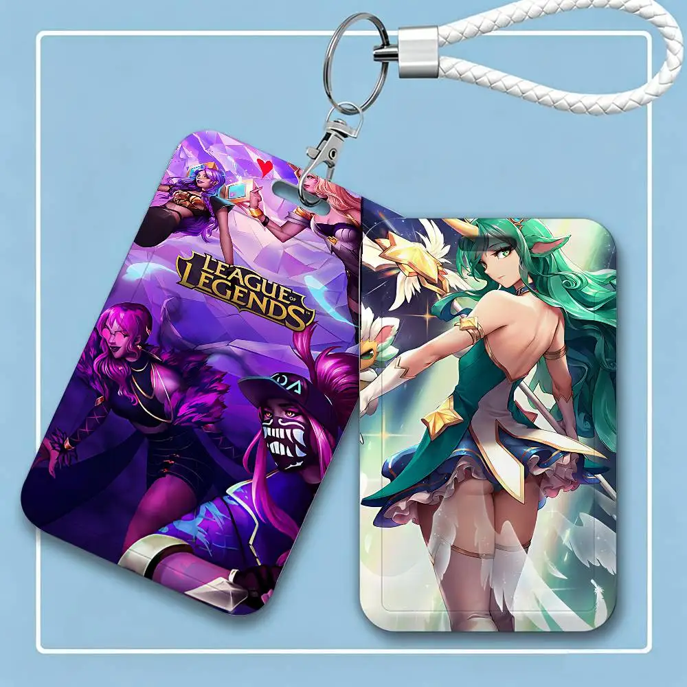 W-Leagues-r-of-t-legends-t Holder Access Card Sleeve Keychain Work Badge Clip Neck Lanyard For Office And Campus Use Name Tag view 2