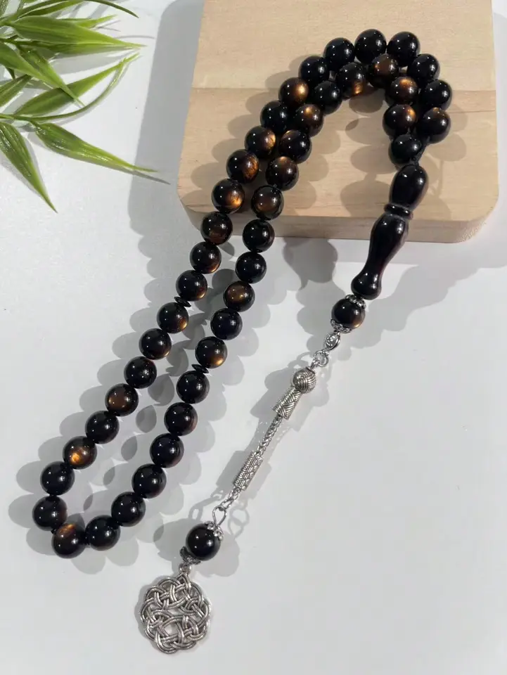 45 Pieces/Set 10mm Single-Loop Prayer Beads, Designed for Middle Eastern & Arab Religious Rituals - 4