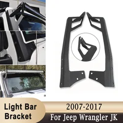 50/52 inch Straight LED Light Bar Mounting Brackets Upper Windshield Mount Kit For Jeep Wrangler JK 2007 2008 2009 2010-2017
