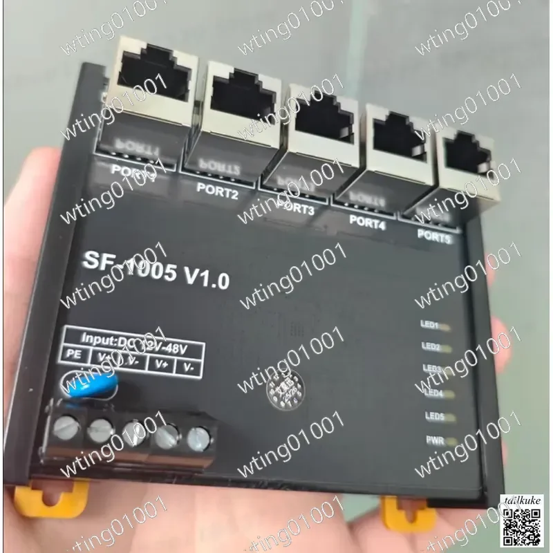 for 5-port or 8-port 100Mbps industrial Ethernet switch rail-mounted managed network data distribution switch