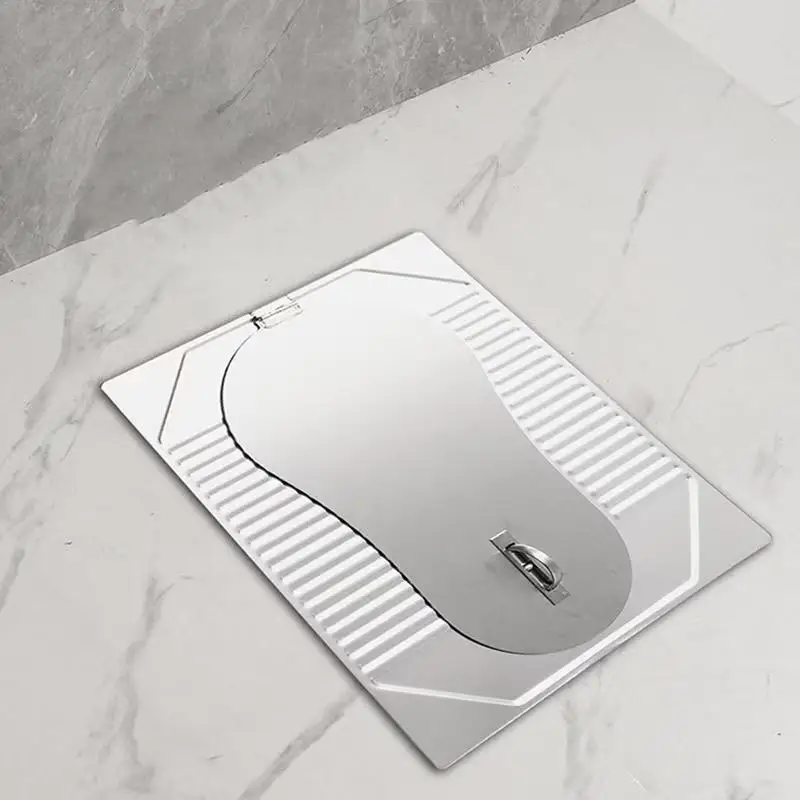 

Modern Home Toilet With Integrated Anti-odor Squatting Urinal Container Stainless Steel Bar And Pit Type Squatting Toilet Pan
