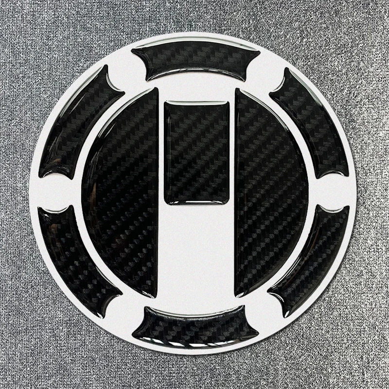 ثلاثية الأبعاد ألياف الكربون خزان الوقود حشو غطاء تغليف ملصقات الشارات الدراجات النارية اكسسوار لأبريليا 750 900 GPR150 125 انتصار 800 675 #2