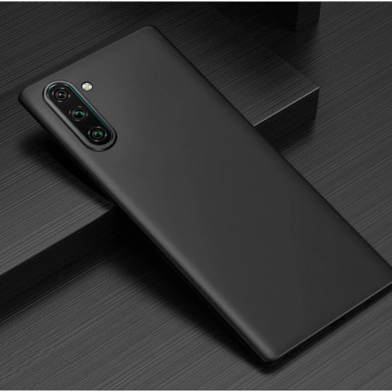 HereCase Ultradünne, weiche, matte Hülle für Samsung Galaxy Note 10, Note 10 Plus 10+, TPU Slim Cover für Samsung Note10 NOTE10+