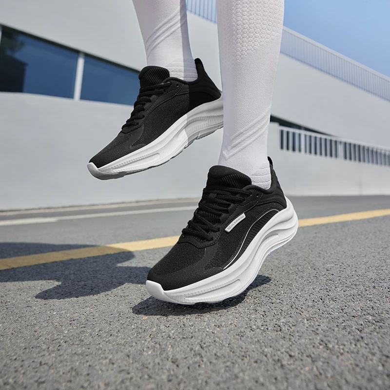 361 Degrees Women's Running Shoes Mesh Anti-slip Lightweight Thick-sole Rebond Durable Casual Trendy Female Sneakers 682532239