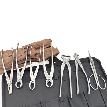 Rvs Bonsai Gereedschap Concave Knop Cutter Shear Schaar Tak Snijders Kofferbak Splitter voor Tuin Plant Modellering Ontwerp
