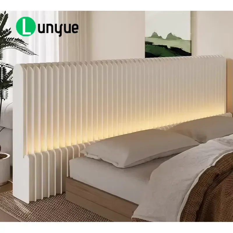 Foldable Kraft Paper Honeycomb L Shaped Room Divider Accordion Space Partition Wall Baffle for Home Office Privacy Screen