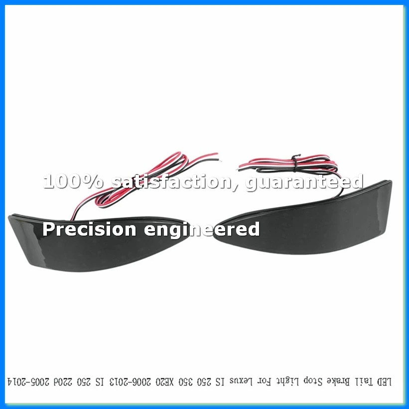 ●Rear Bumper Reflector Red LED Tail Brake Stop Light for is 250 350 XE20 2006-2013 is 250 220d 05-14 Black