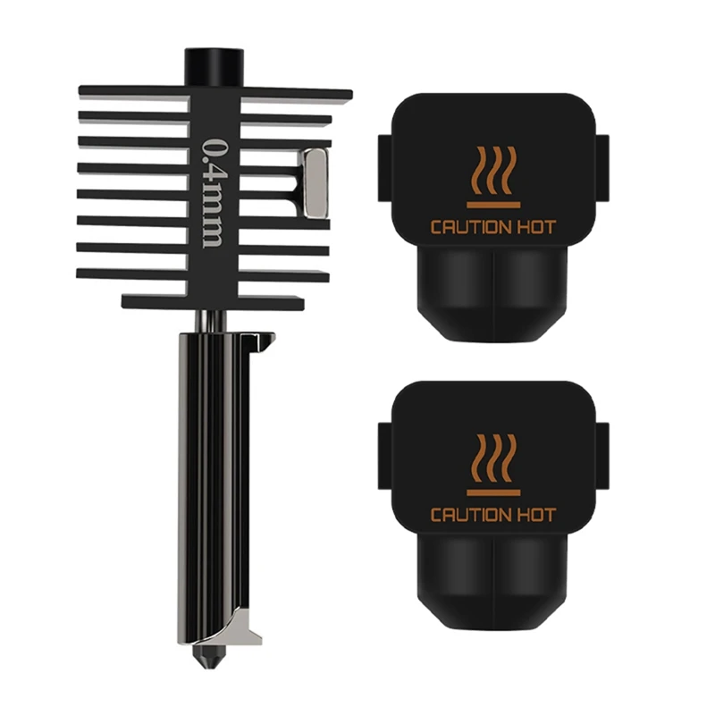 

Hotend Head 0.4Mm Hardened Steel Nozzle Hot End Kit Extruder For Bambu Lab A1 Mini/A1 3D Printer Accessories