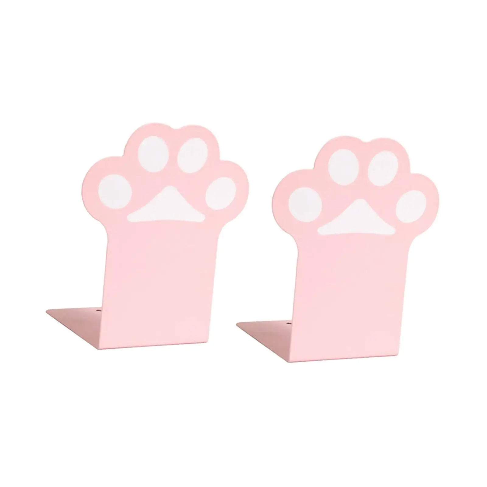 Cat Claw Bookends Cute Animal Book Organizer Kids Gift 1 Pair Decorative Bookends for Shelves Desktop Kids Room Desk Decor