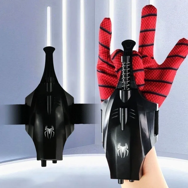 Spiderman Web Shooter Spider Man lanzador de telarañas Peter Parker figura ML leyendas Cosplay accesorios guantes juguetes regalo para niños