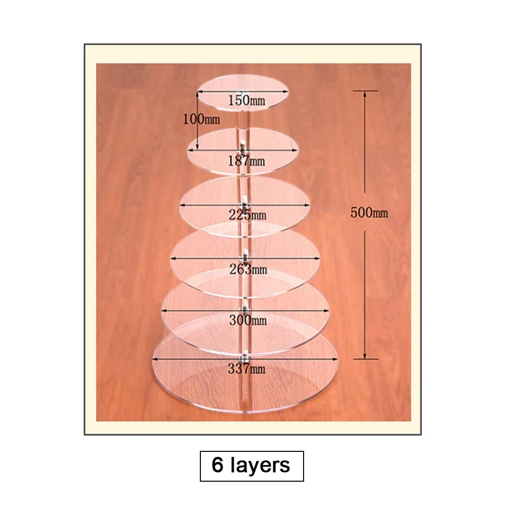 Cake Tool for Creating Stunning Cupcake Displays - Popular Brand Multilayer Cupcake Stand with Assembly and Disassembly