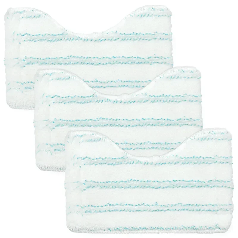 Microfiber Rags Cover for Leifheit Tile and Bathtub Wiper, Flexible Pad, Dry and Wet Usage, Mop Floor Clean Cloths, 3PCs