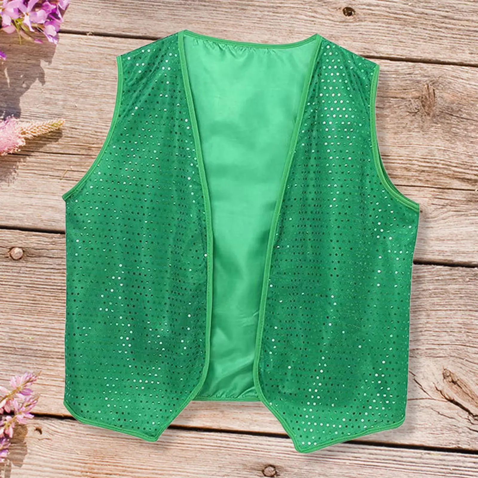 ST Patricks Day Vest Festival Vest Tank Top Sleeveless Garment Outfit Prop