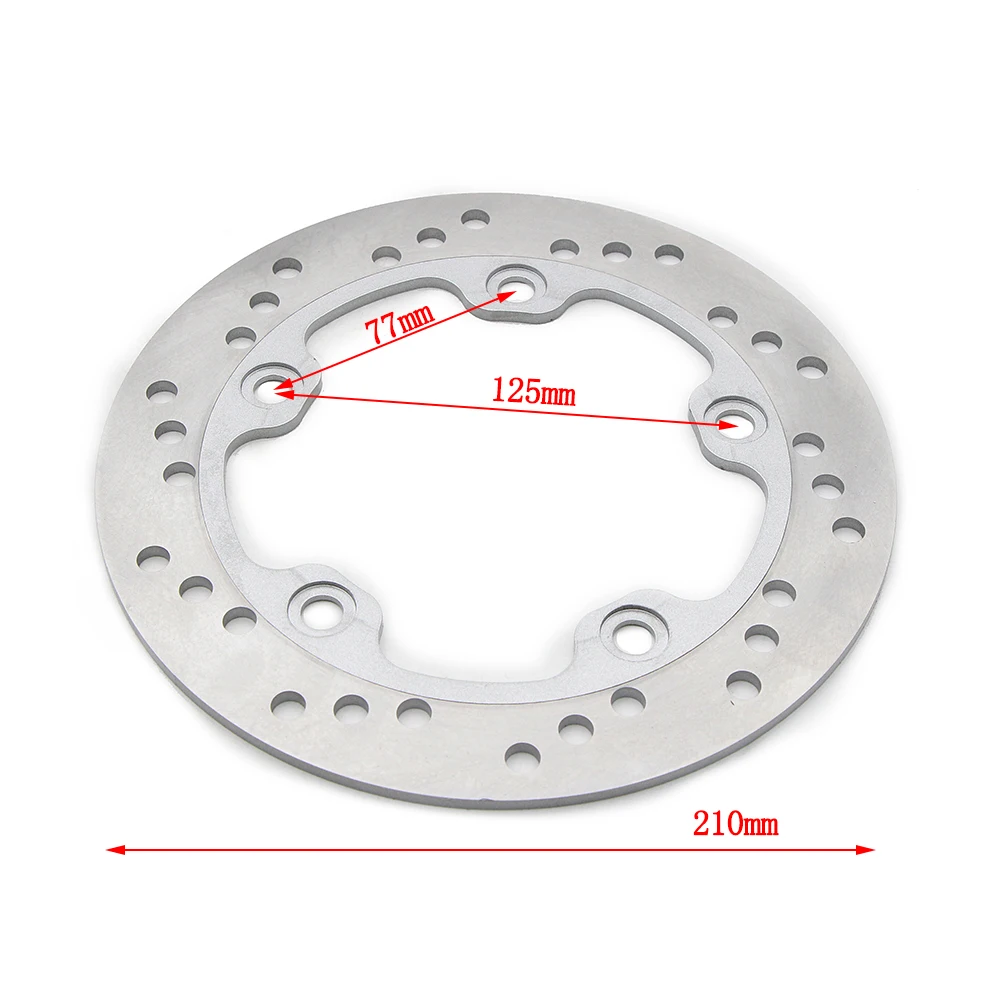 Motorcycle Rear Brake Disc Brake Rotor For Suzuki AN250 K1/K2 W/X/Y AN400 Burgman/Skywave Kawasaki SC 250 A1 Epsilon 250