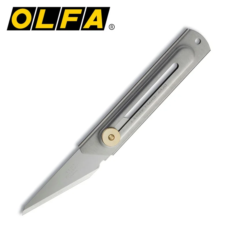 OLFA CK-2 Stinless Steel Craft Knife CKB-2 Spare Blade Washable Heavy Utility Knife for Hobby Model DIY Carving Cutting Tools