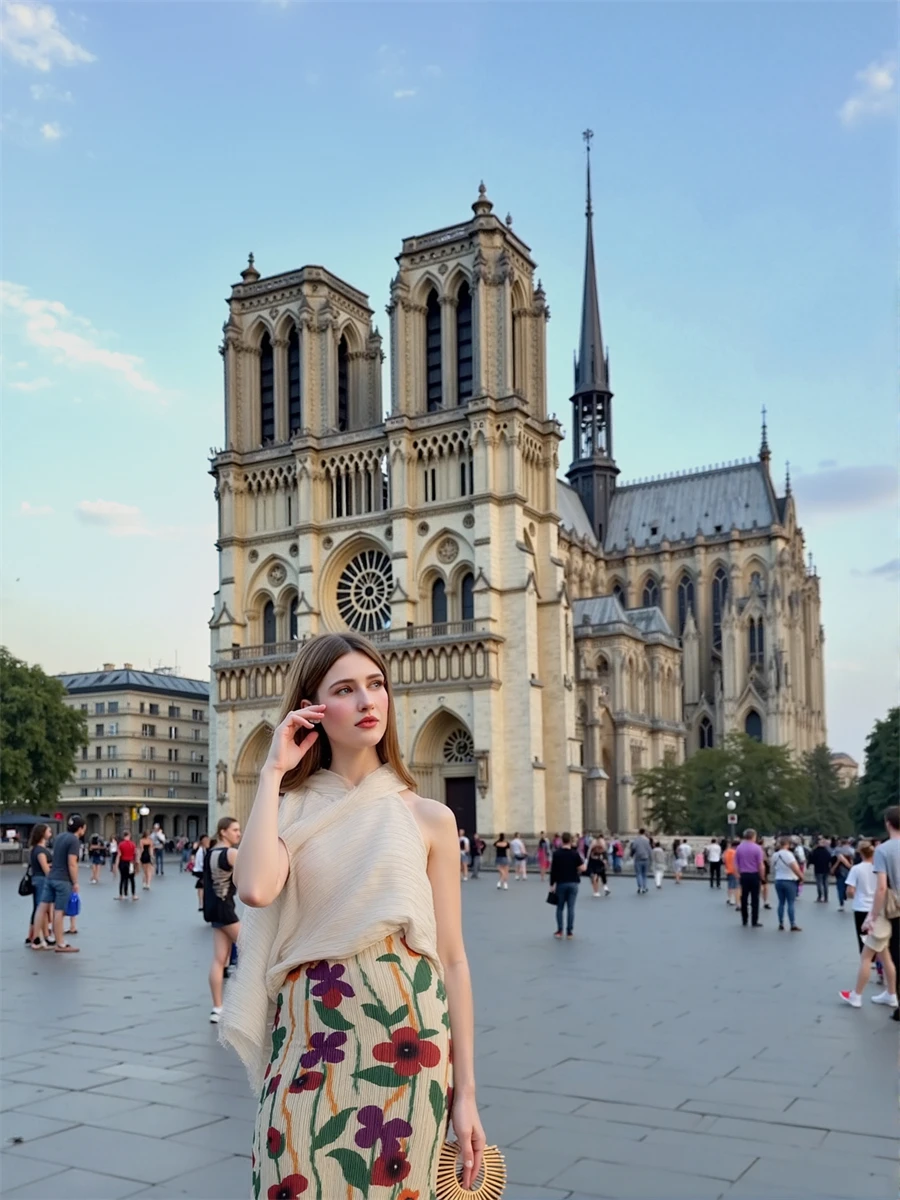 

Юбки Женская летняя хлопковая плиссированная юбка с эластичным поясом Легкий удобный дизайн для повседневной и отпускной одежды