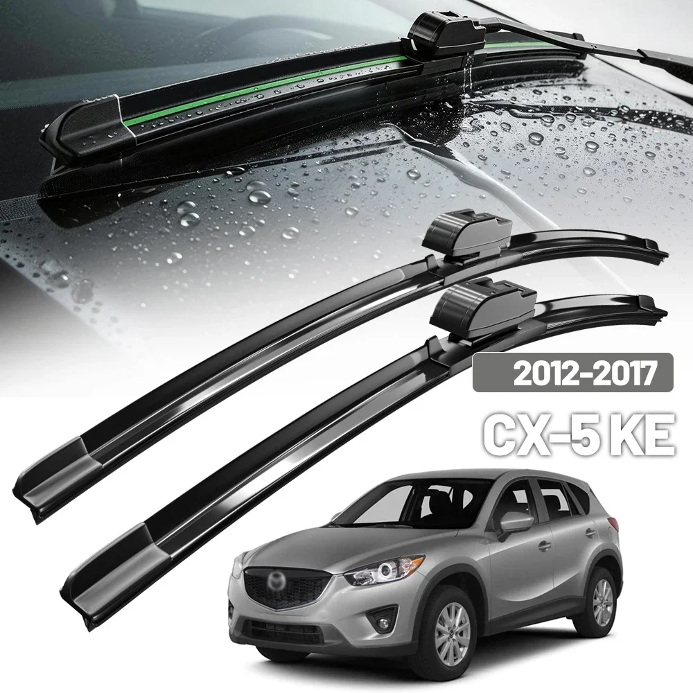 

For Mazda CX-5 KE 2012-2017 2013 2014 2015 2016 Wiper Front Wiper Blades Windshield Windscreen Window Brushes 24"+18"
