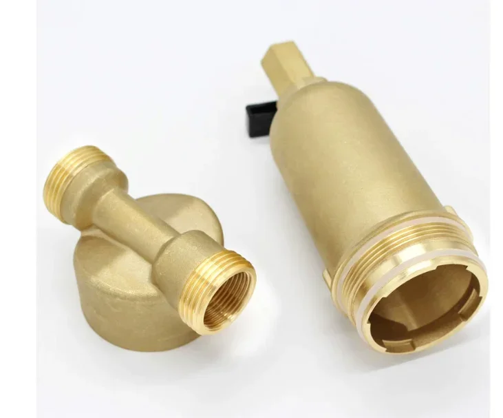 Full Copper Backwash Pre-Filter for Household Tap Water & Floor Heating, High Temperature Hot Water Purifier to Remove Scale