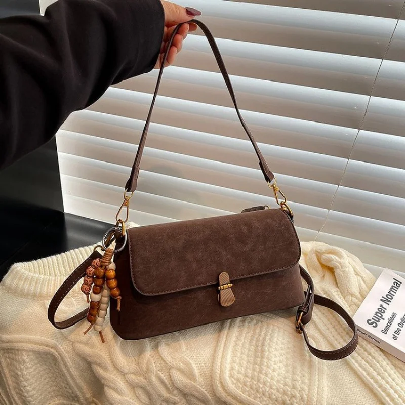 

Vintage Niche Commuter Underarm Bag Women's Bag New Matte Shoulder Bag Fashion Handbag