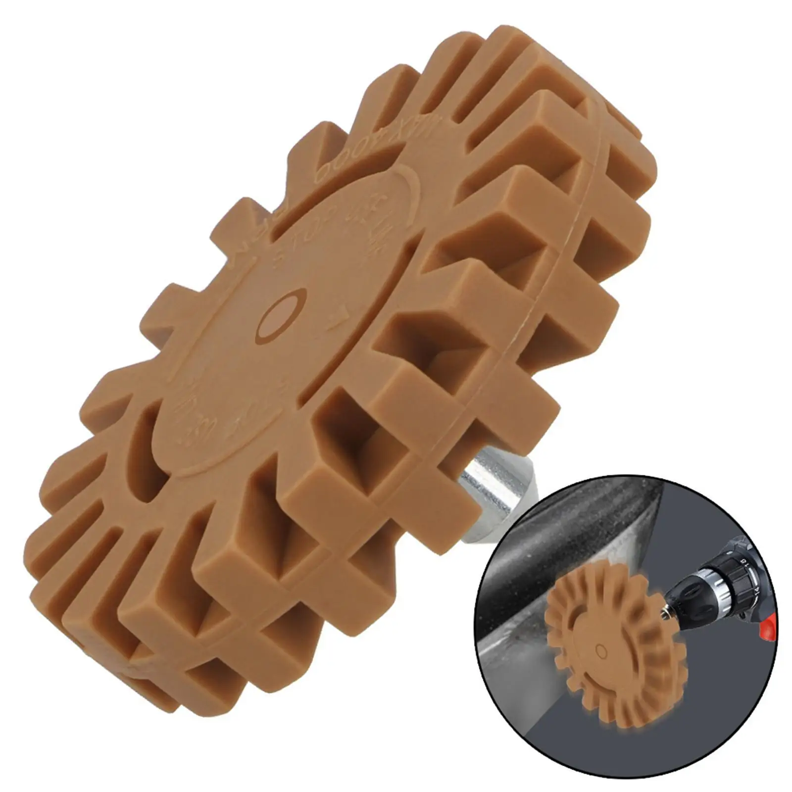 Eraser Wheel Tool Set Rubber Decal Remover Kit Sticker Stripes Vinyl Tape Compatible Drill Accessory for Car RV Motorcycle