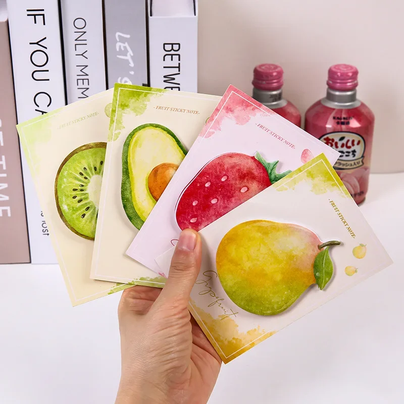 Cute Fruit Sticky Notes Can Be Attached To Good-looking Students’ Message Note Paper