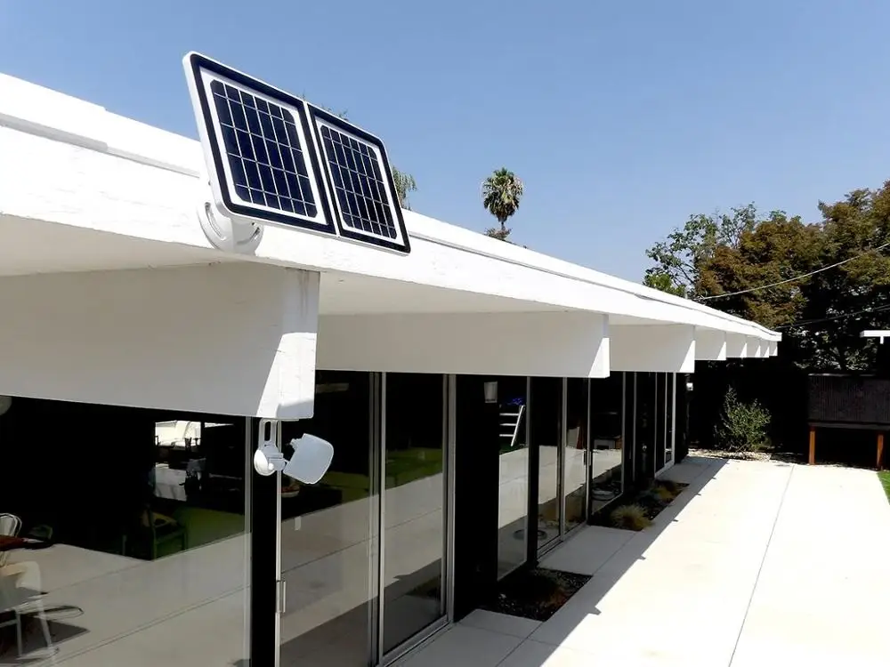كاميرا CCTV تعمل بالطاقة الشمسية 4G Wifi، لوحة شمسية 60 وات #5