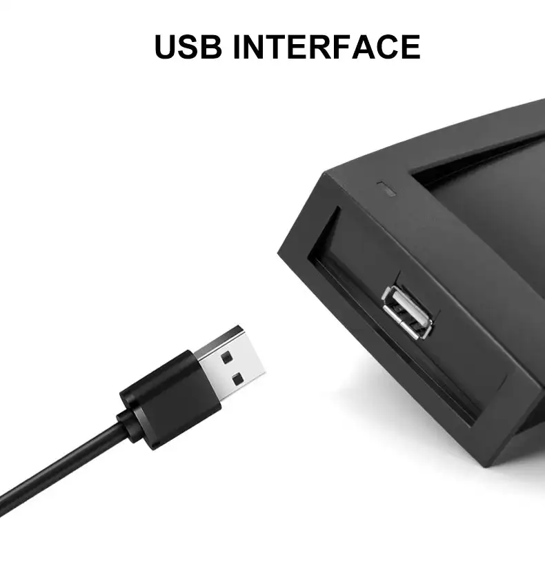 CR10M 13.56MHZ USB Issuing Card module enrollment Device RFID DESKTOP READER WRITER IC cards for Access Control Office Presence