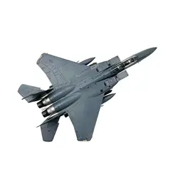 1/100 F15E Fighter High Detailed Adults Gifts Diecast Alloy Model Aircraft Ornament for Home Bar Shelf Bedroom