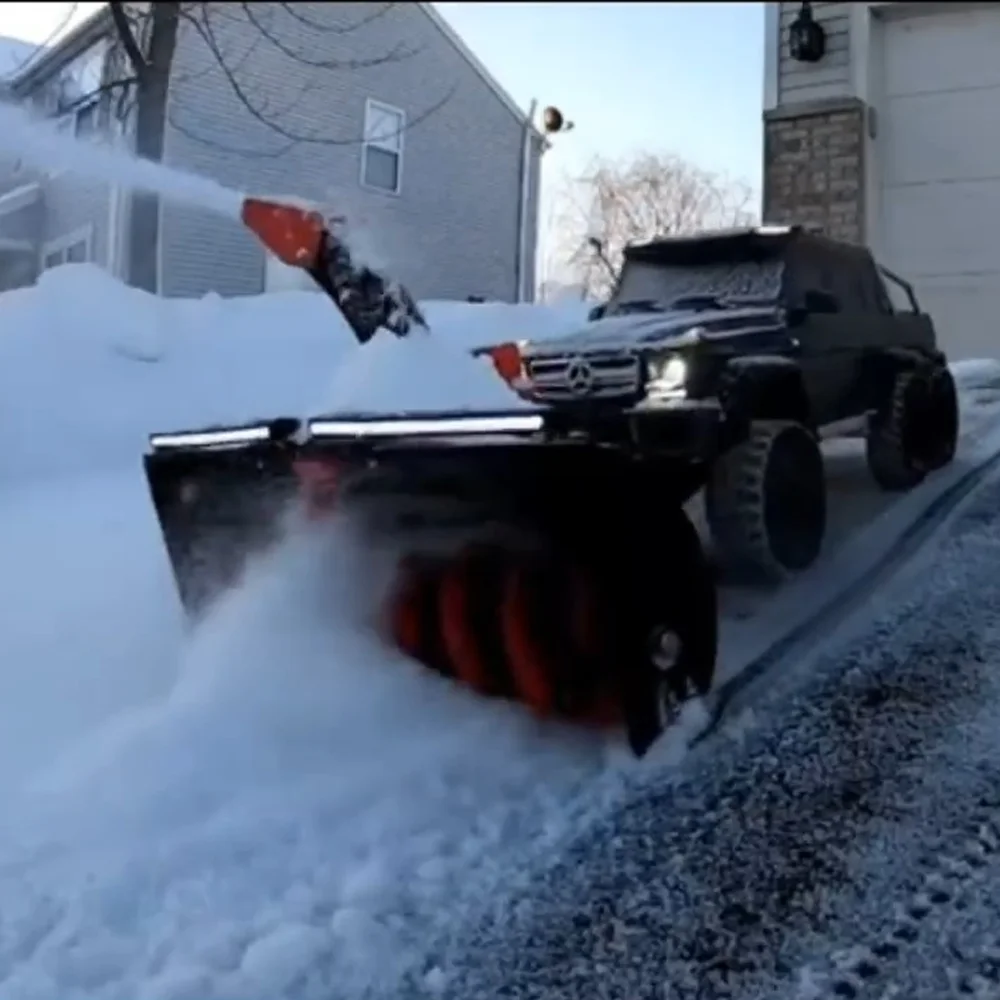 

Turbo Front Bumper Wrecker Snow Plow for 1/10 1/8 RC Crawler Car TRX4 Defender AXIAL SCX10 RC4WD D90 Wraith Yikong KM2 Capra KM6